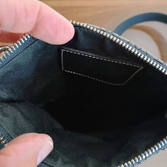 Coach Women's Black and Gray Crossbody Bag - Picture 7 of 7